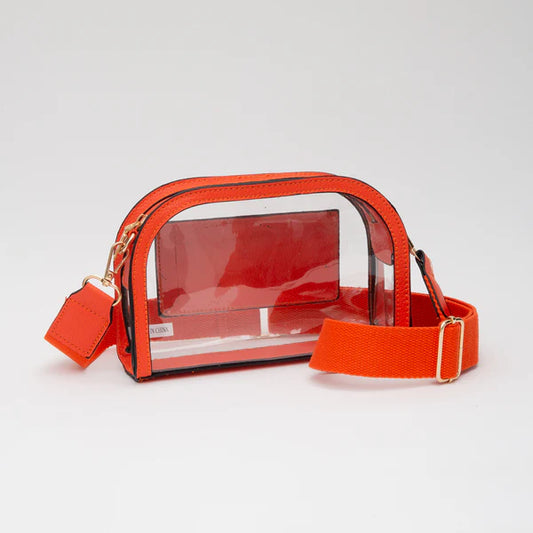 Clear-Arched Crossbody Bag