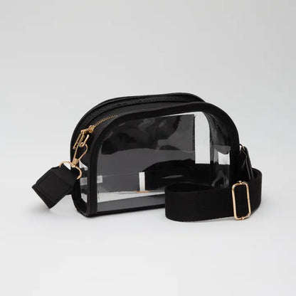 Clear-Arched Crossbody Bag