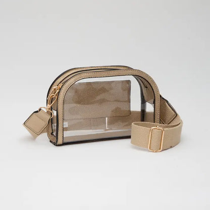 Clear-Arched Crossbody Bag