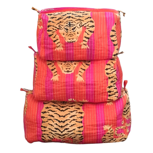 Quilted Cosmetic Bag