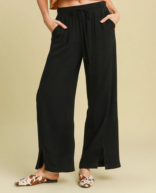 Wide Leg Linen Pant