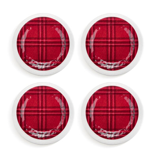 Plaid Melamine Plate