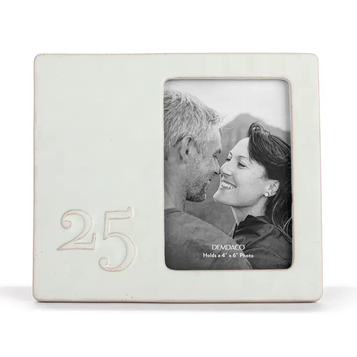 Inspired '25' Ceramic Frame