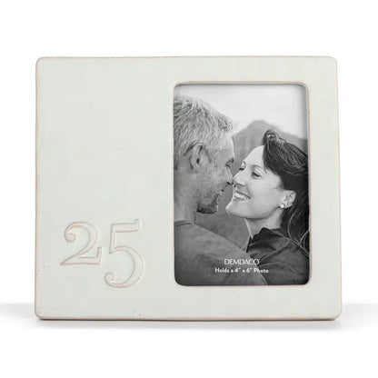 Inspired '25' Ceramic Frame