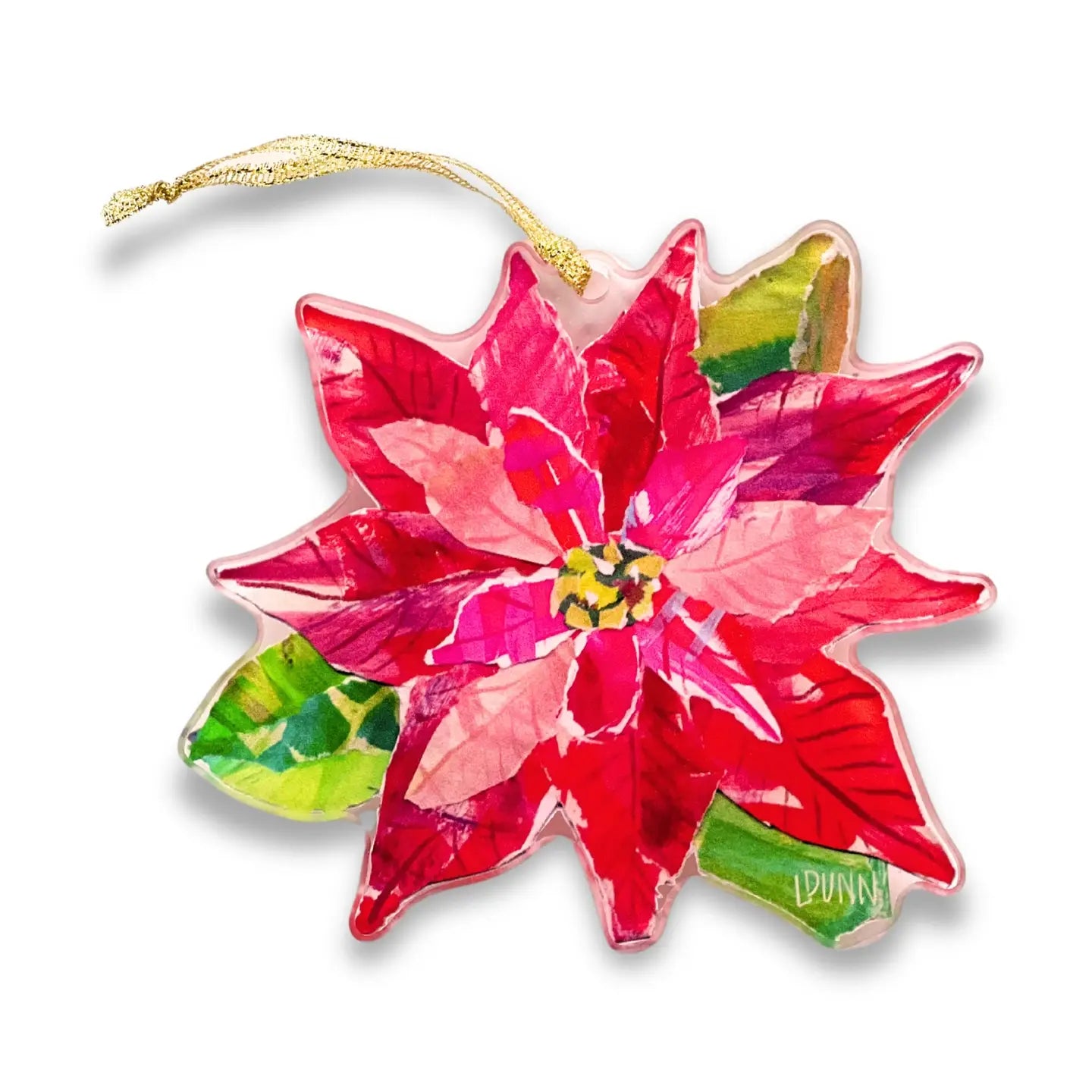 Poinsettia Ornament