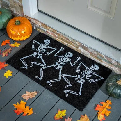 Dancing Skeleton Coir Mat