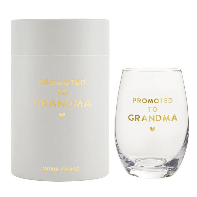 Promoted to Grandma/Grandpa Glass