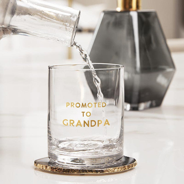 Promoted to Grandma/Grandpa Glass