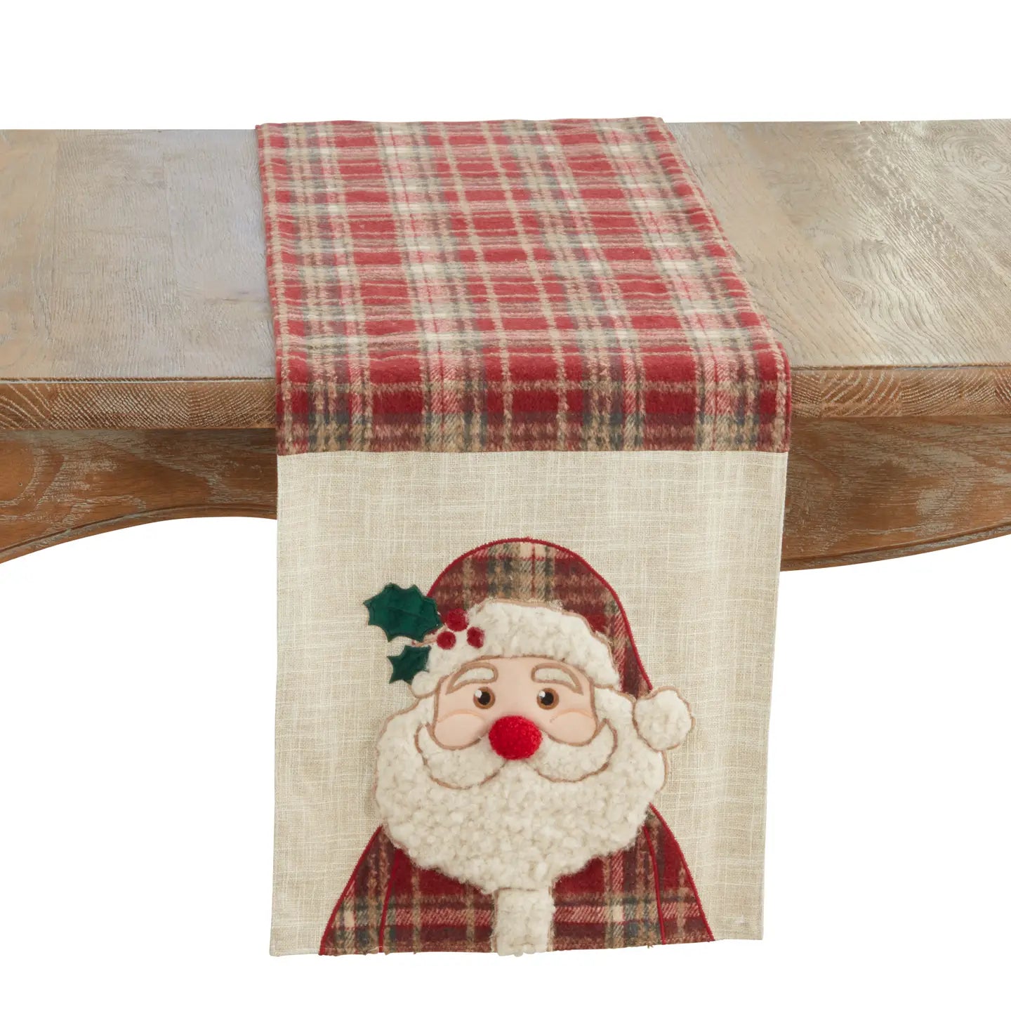 Plaid Santa Runner