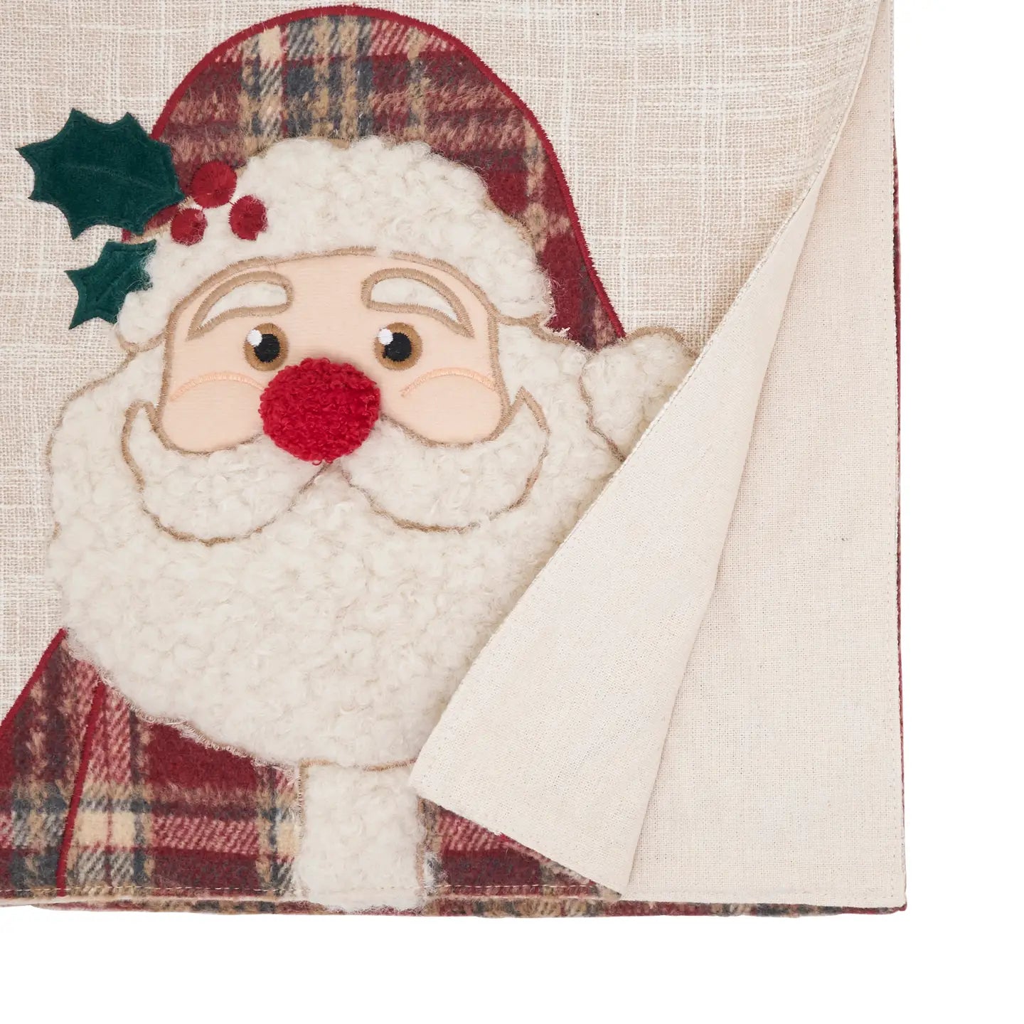 Plaid Santa Runner