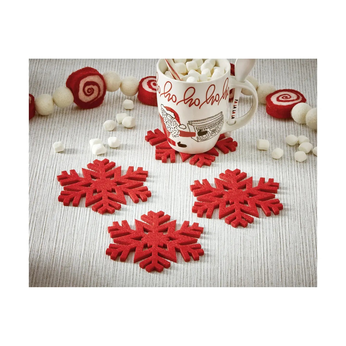 Snowflake Coaster Set