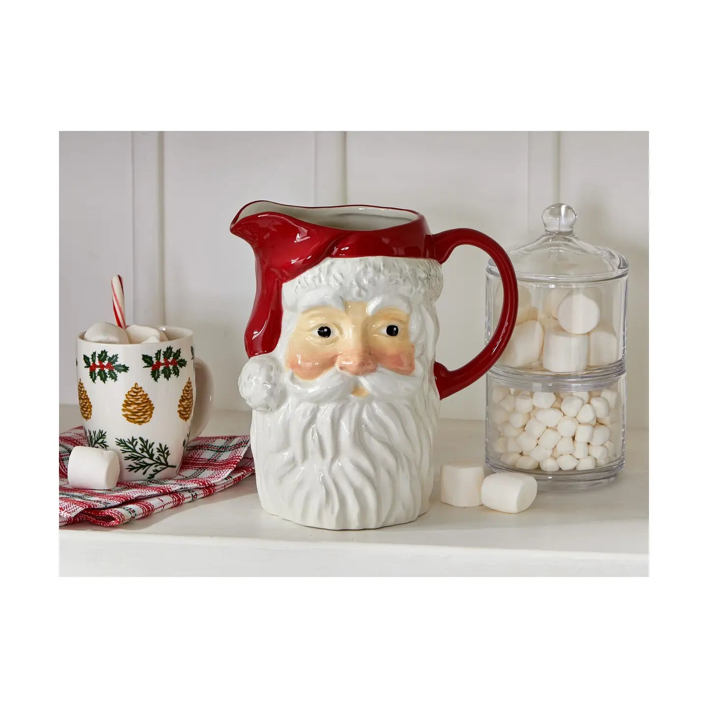 Vintage Santa Pitcher