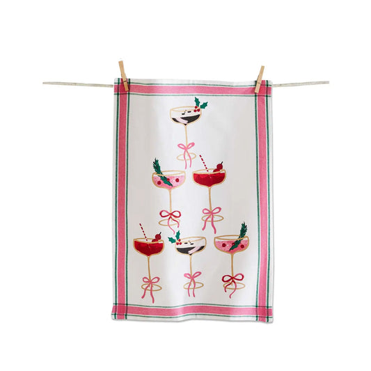 Cocktail Tower Dishtowel