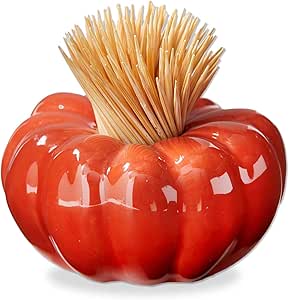 Pumpkin Toothpick Holder Set
