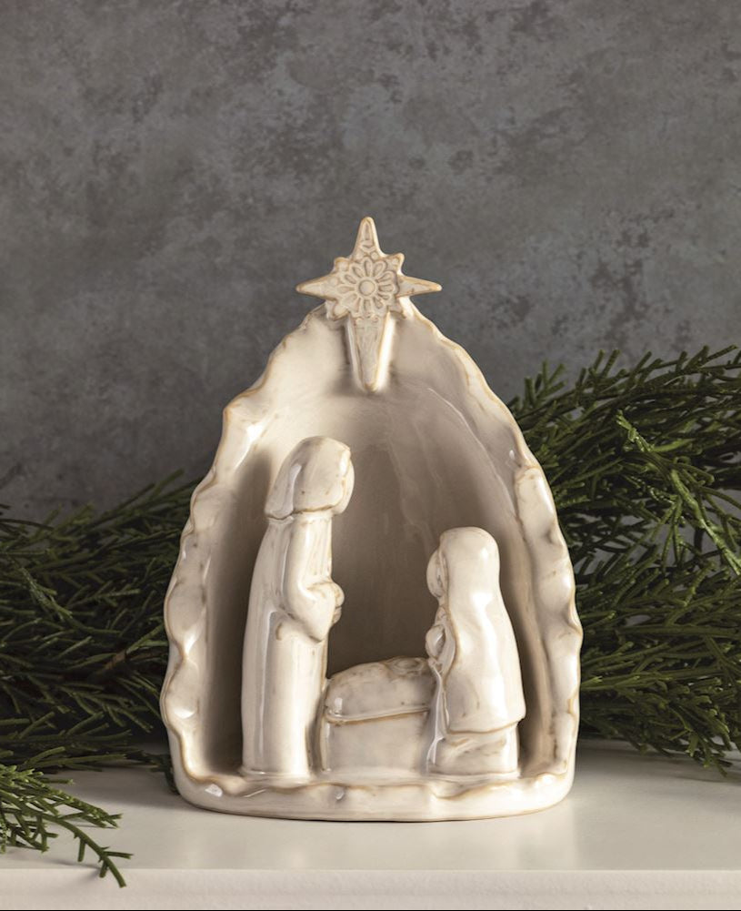 Stoneware Nativity