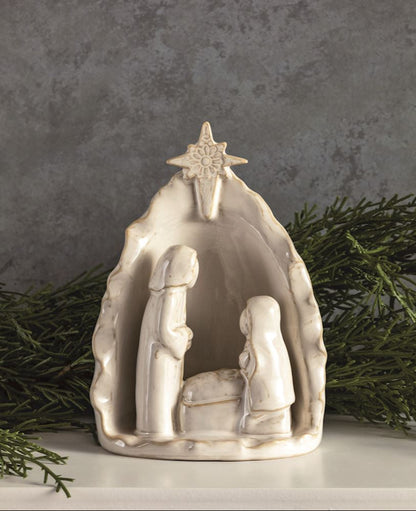 Stoneware Nativity