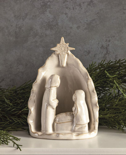 Stoneware Nativity