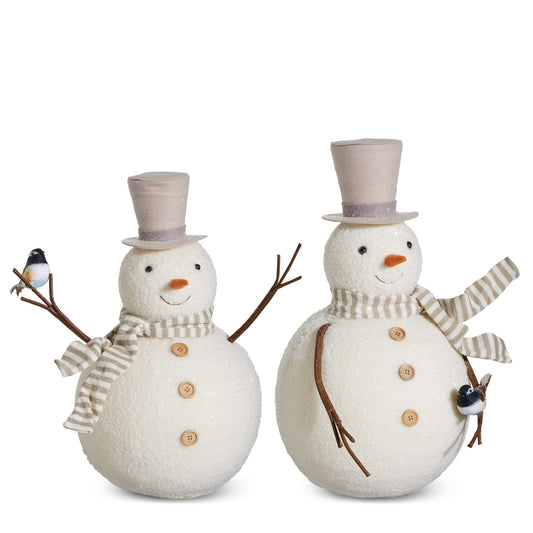 Whimsical Top Hat Snowman