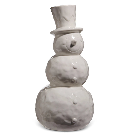 White Glazed Snowman