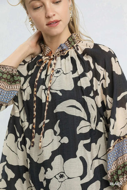 Ruffled Skirt Midi Dress