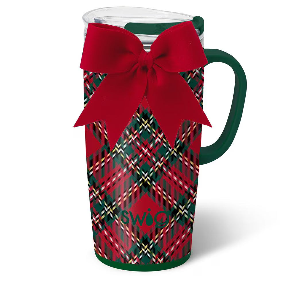 Christmas Plaid - Travel Mug (22oz)
