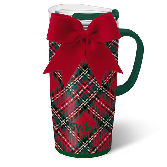 Christmas Plaid - Travel Mug (22oz)