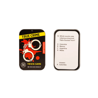 Trivia Game - True Crime