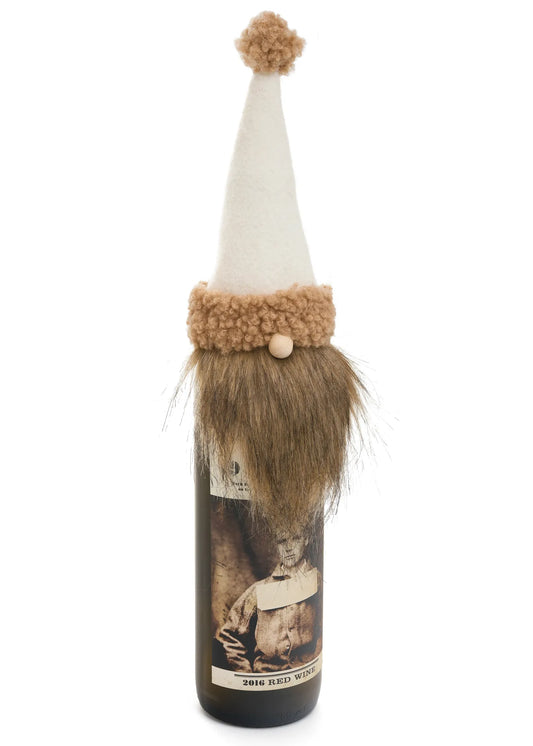 Whimsical Gnome Wine Topper