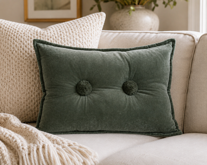 Velvet Bubble Pillow