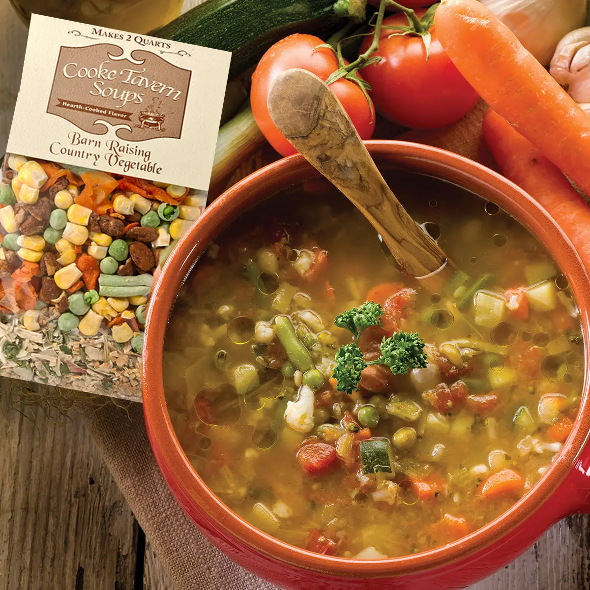Barn Raising Country Vegetable Soup