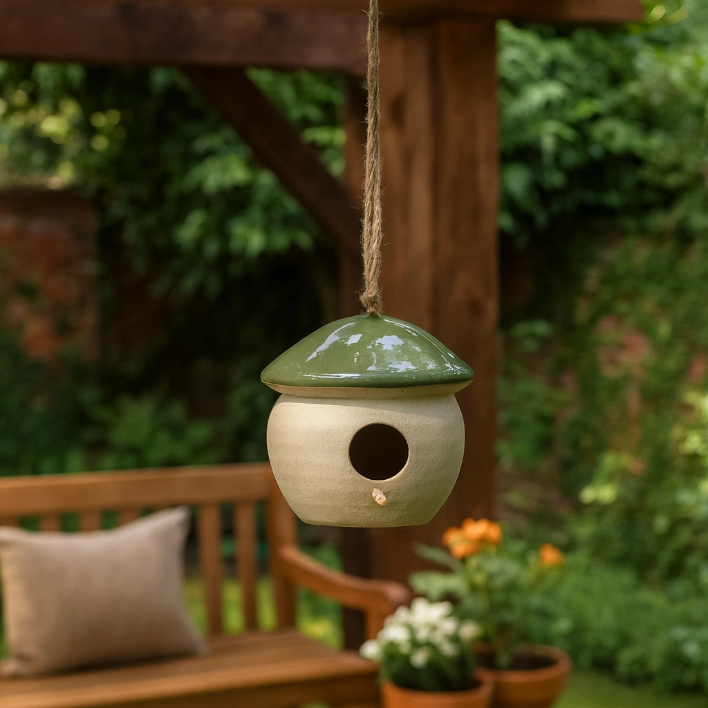 Mushroom Shaped Bird Feeder