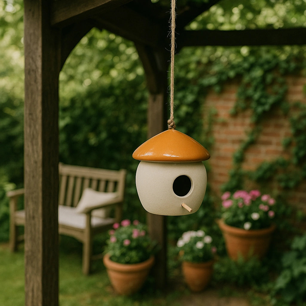 Mushroom Shaped Bird Feeder