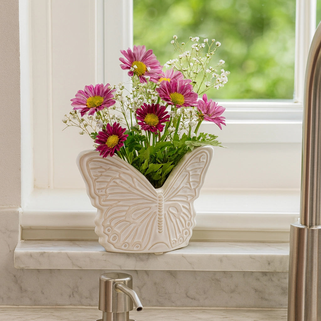 Iridescent Butterfly Planter