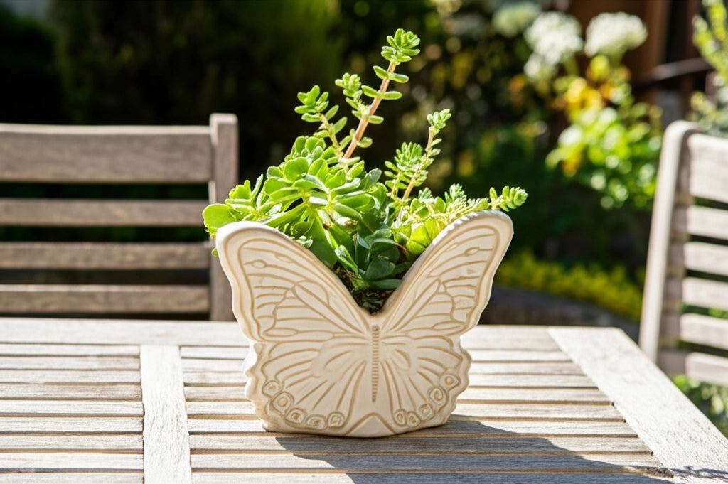 Iridescent Butterfly Planter