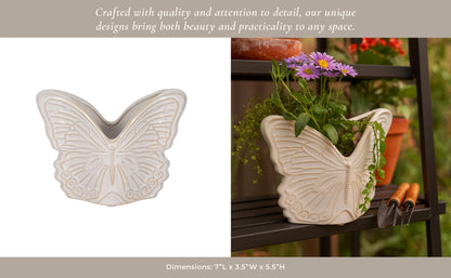 Iridescent Butterfly Planter