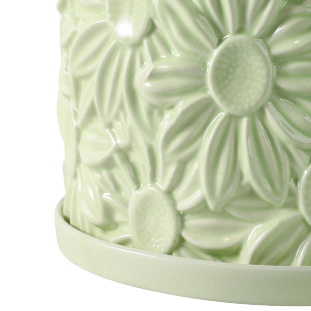 Ceramic Daisy Planter