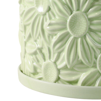 Ceramic Daisy Planter