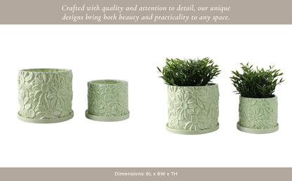 Ceramic Daisy Planter