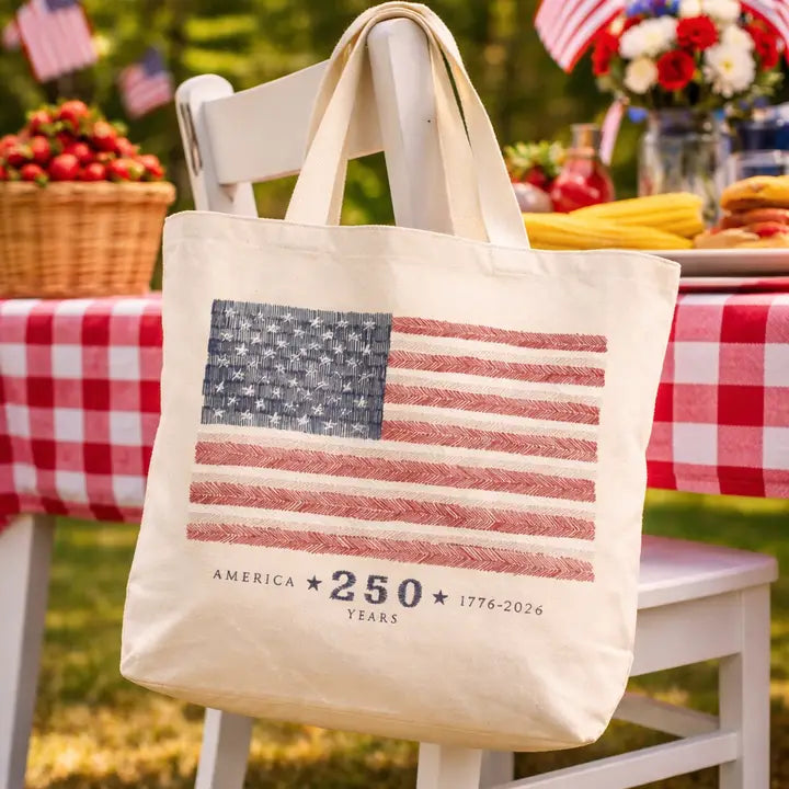 American Flag '250' Tote