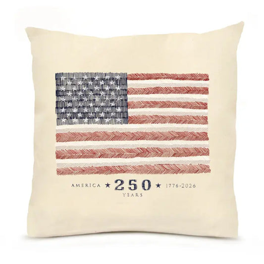 American '250' Flag Pillow - Large