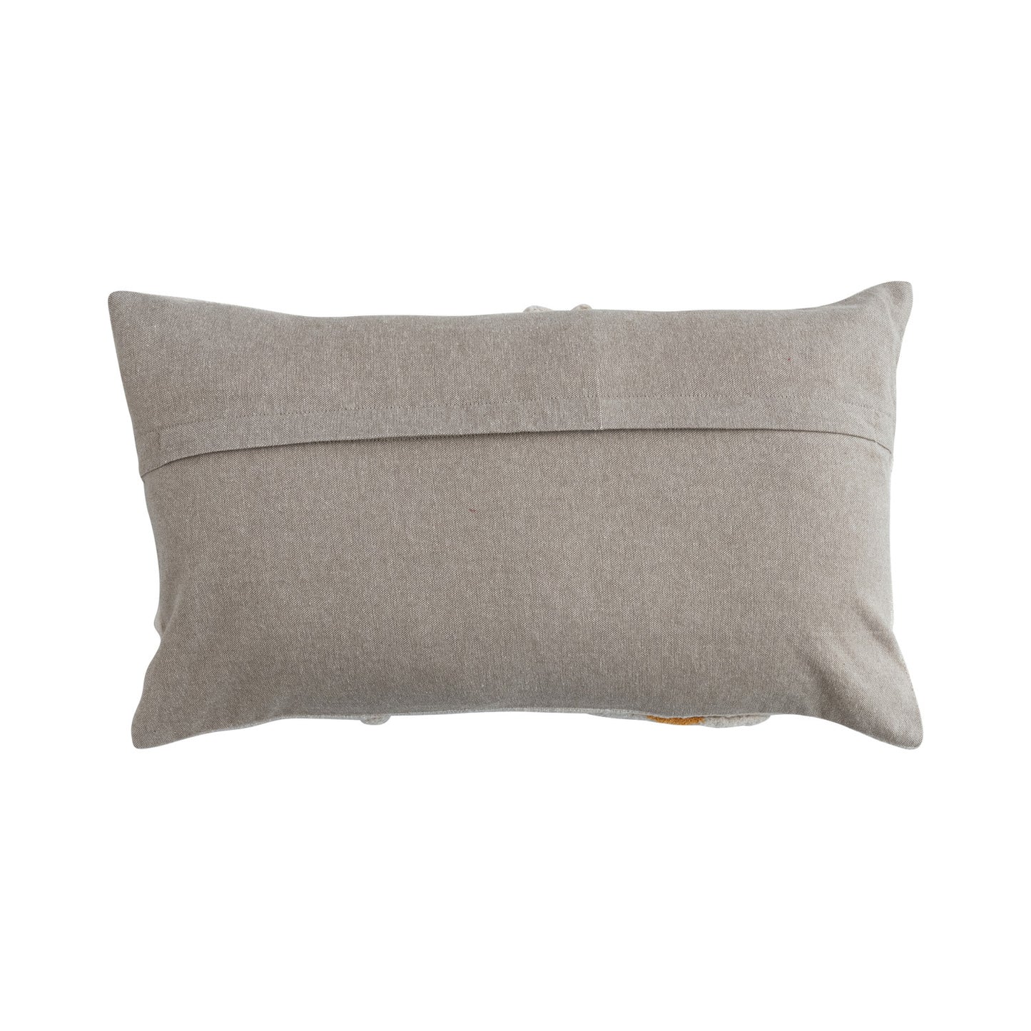 Tufted Flowers Lumbar Pillow