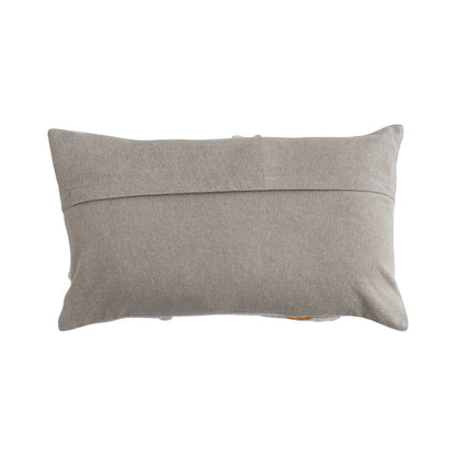 Tufted Flowers Lumbar Pillow