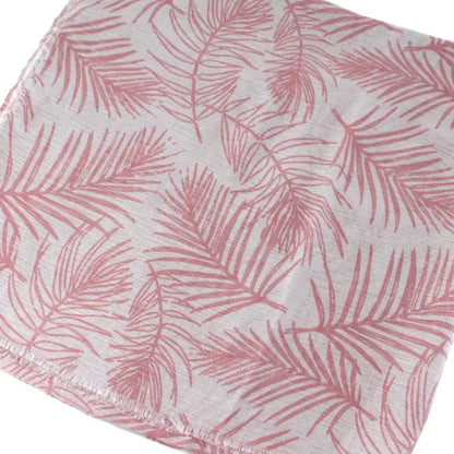 Palm Leaf Pattern Scarf