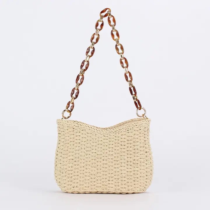 Linked-Chain Handwoven Bag