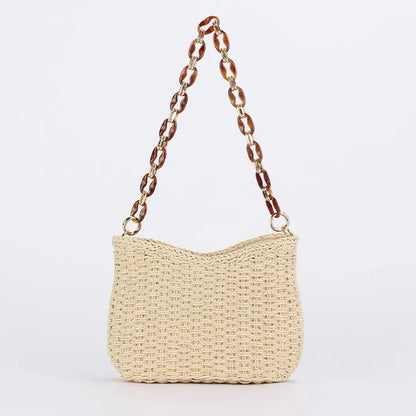 Linked-Chain Handwoven Bag