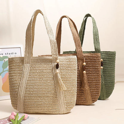 Handwoven Straw Bag
