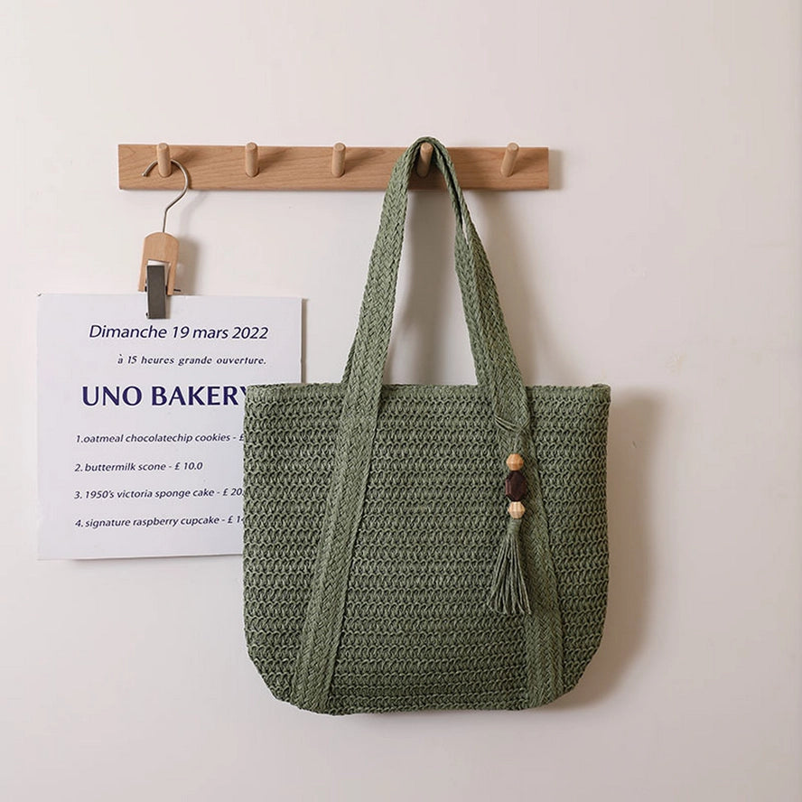 Handwoven Straw Bag