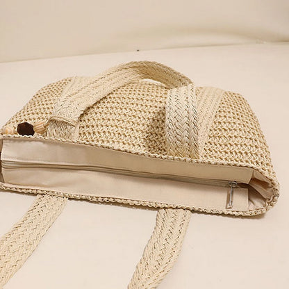 Handwoven Straw Bag
