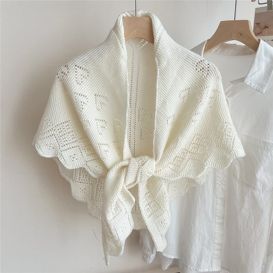 Knit Triangle Shawl