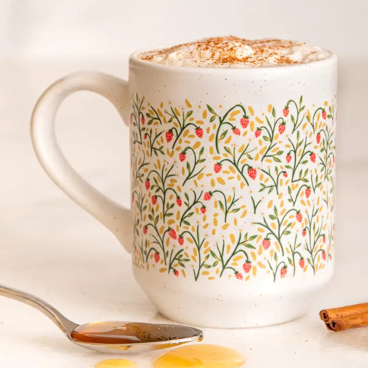 Strawberry Meadow Mug - 14oz